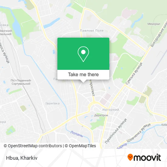 Карта Hbua