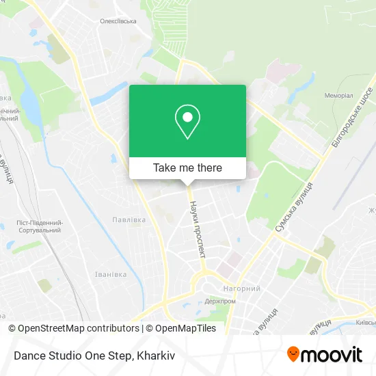 Карта Dance Studio One Step