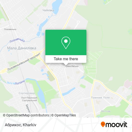 Карта Абрикос