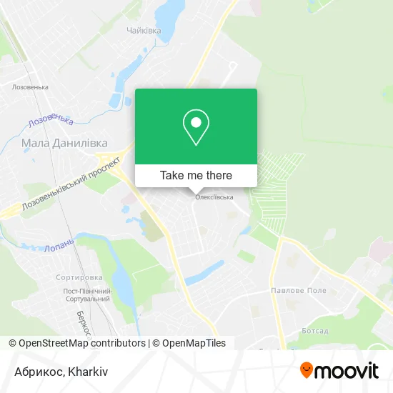 Карта Абрикос