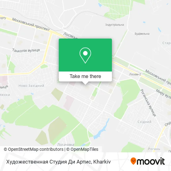 Карта Художественная Студия Ди Артис