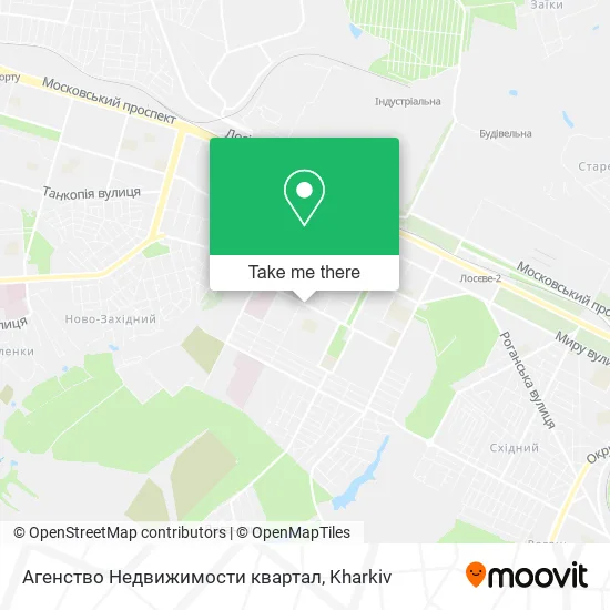 Карта Агенство Недвижимости квартал