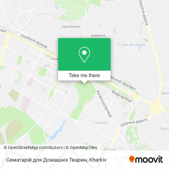 Сематарій для Домашніх Тварин map