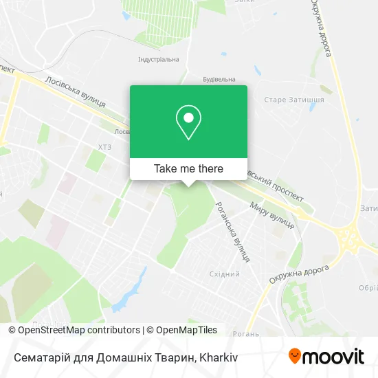 Карта Сематарій для Домашніх Тварин