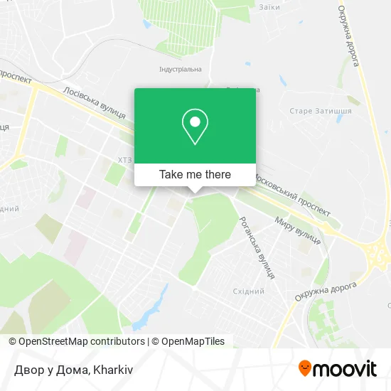 Карта Двор у Дома