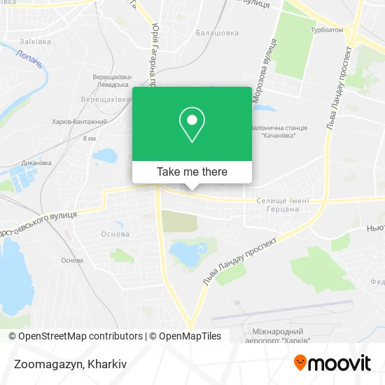 Карта Zoomagazyn