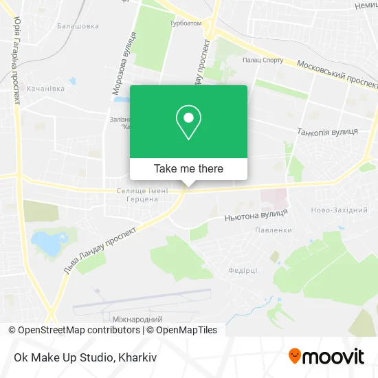 Карта Ok Make Up Studio