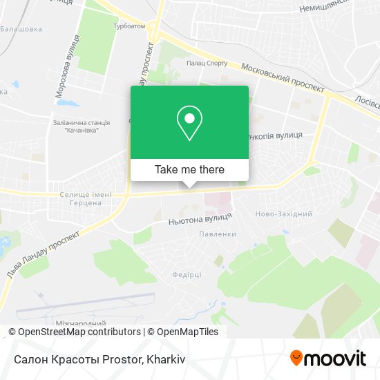 Салон Красоты Prostor map