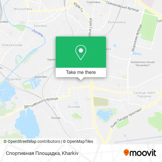 Карта Спортивная Площадка