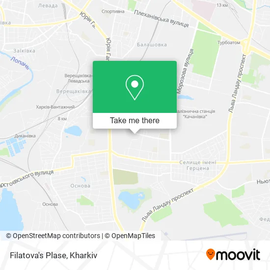 Карта Filatova's Plase