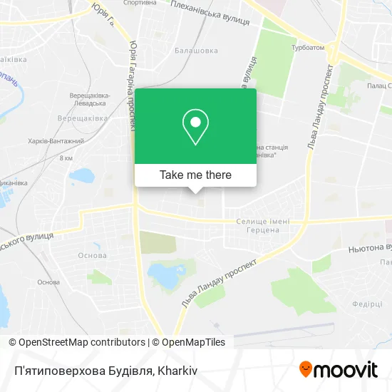 Карта П'ятиповерхова Будівля