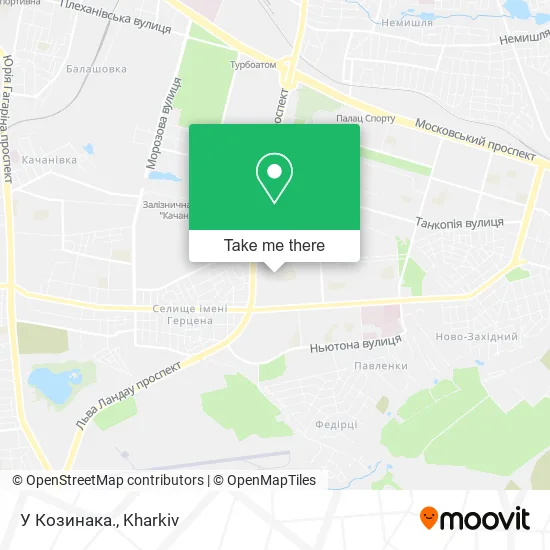Карта У Козинака.