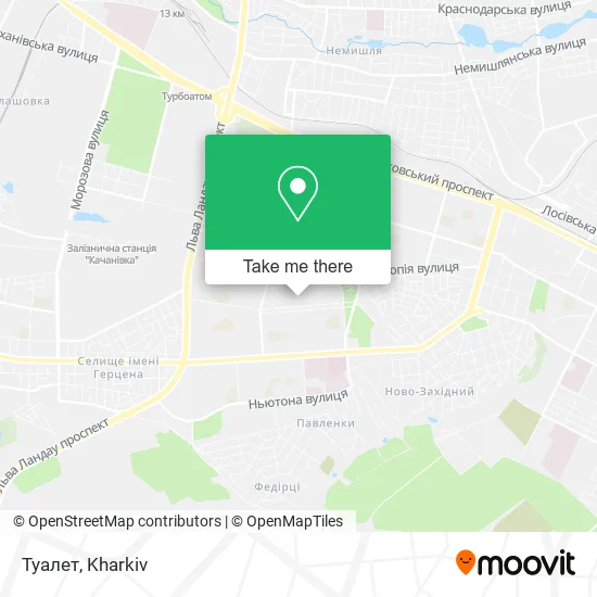 Карта Туалет