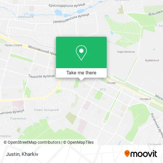 Карта Justin