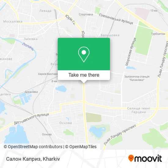 Карта Салон Каприз