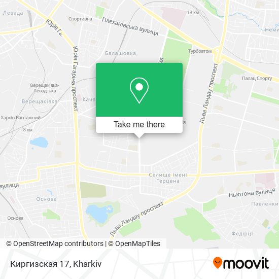 Киргизская 17 map