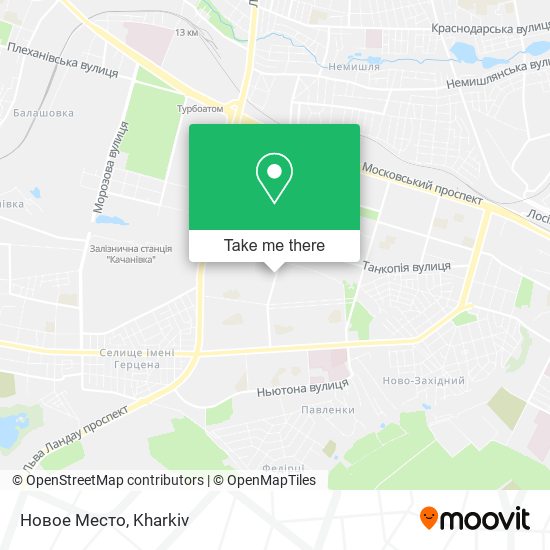 Новое Место map