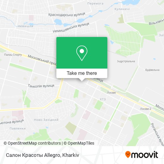 Салон Красоты Allegro map