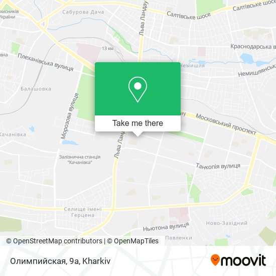 Карта Олимпийская, 9а