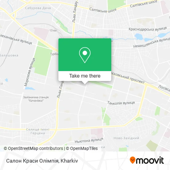 Карта Салон Краси Олімпія
