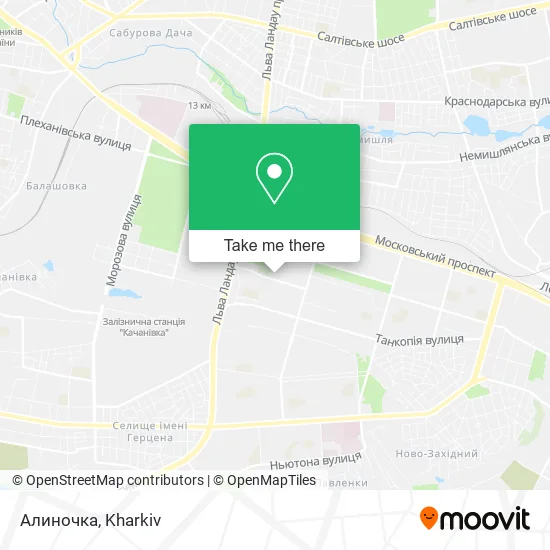 Карта Алиночка