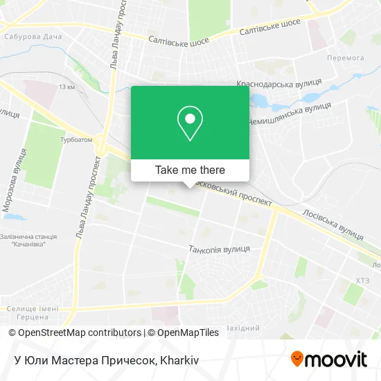 Карта У Юли Мастера Причесок