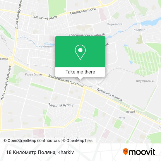 18 Километр Поляна map