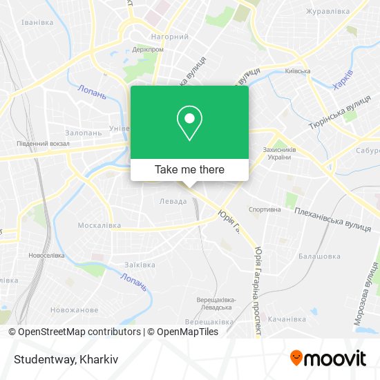 Studentway map