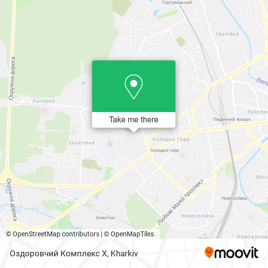 Карта Оздоровчий Комплекс Х