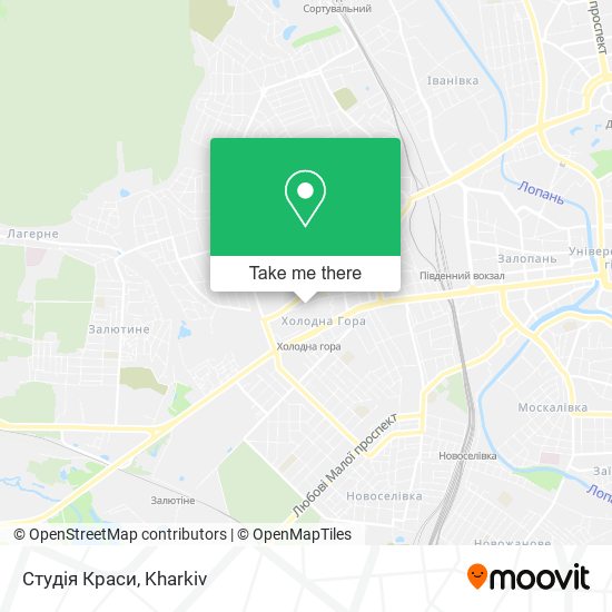 Студія Краси map