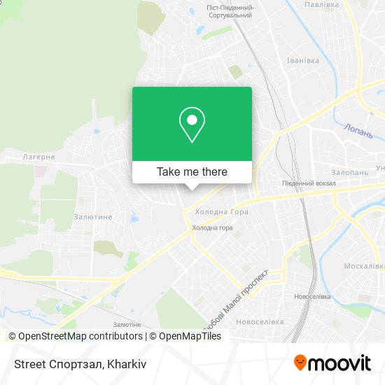 Street Спортзал map
