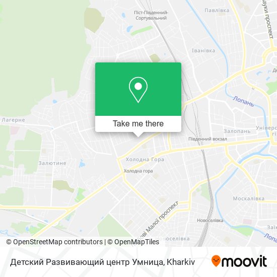 Детский Развивающий центр Умница map