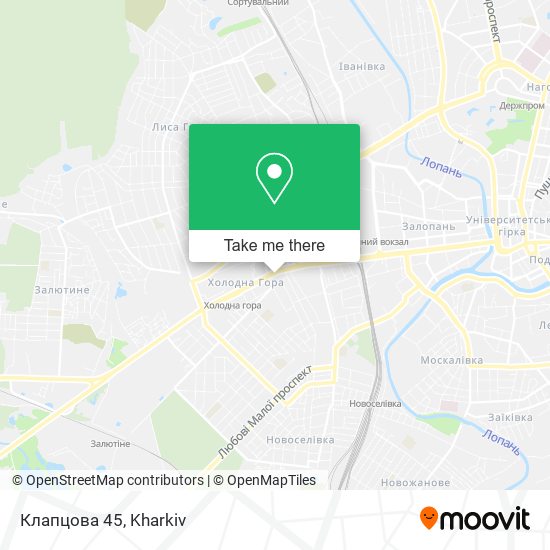 Клапцова 45 map