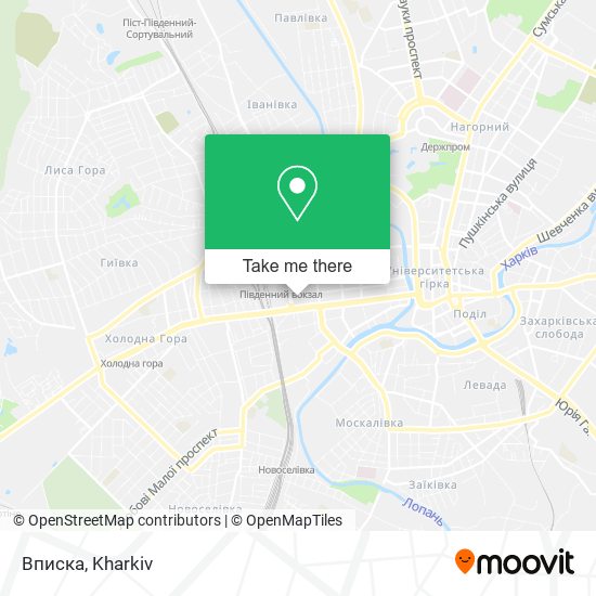 Карта Вписка