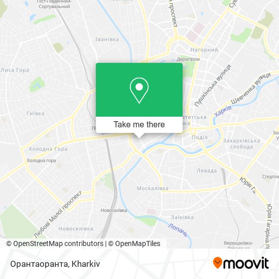 Орантаоранта map