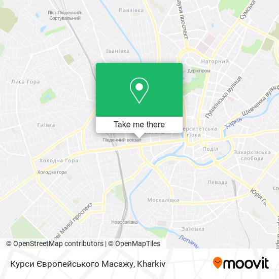 Карта Курси Європейського Масажу