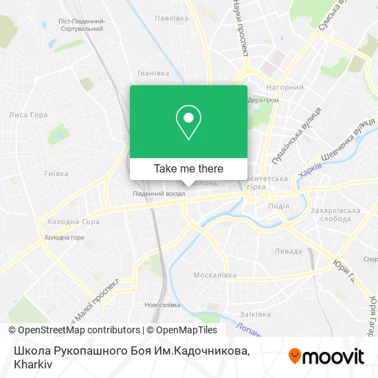 Карта Школа Рукопашного Боя Им.Кадочникова
