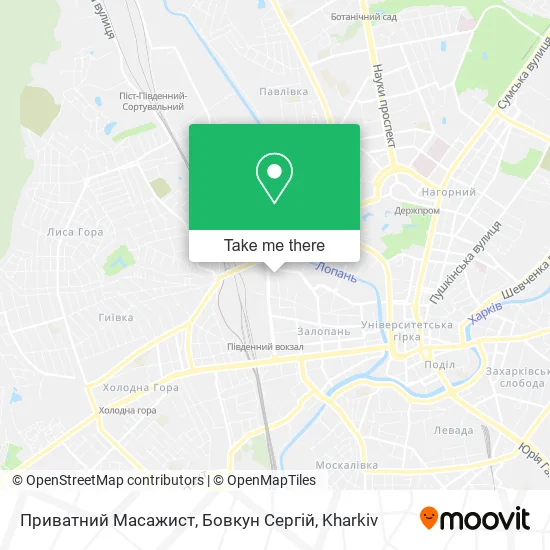 Карта Приватний Масажист, Бовкун Сергій