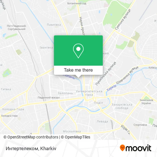 Карта Интертелеком