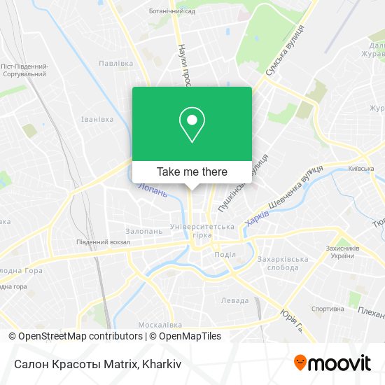 Салон Красоты Matrix map