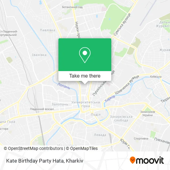 Карта Kate Birthday Party Hata