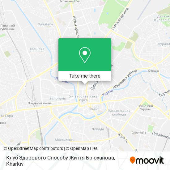 Клуб Здорового Способу Життя Брюханова map