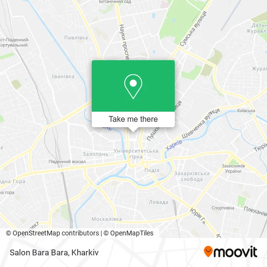 Карта Salon Bara Bara