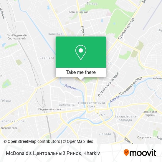 McDonald's Центральный Ринок map