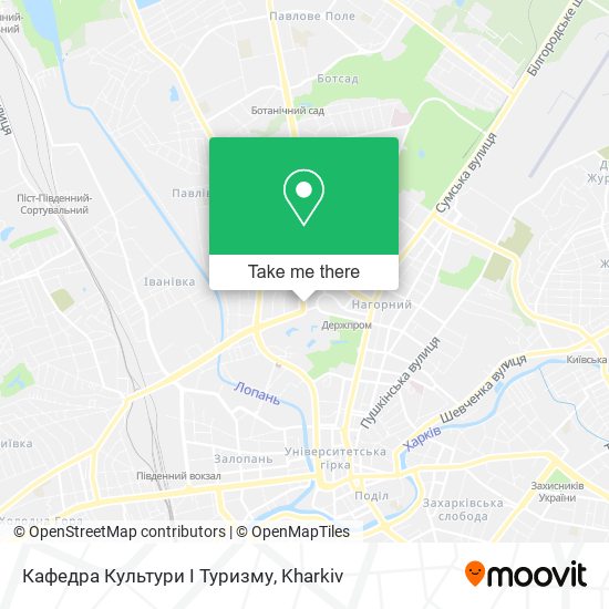Кафедра Культури І Туризму map