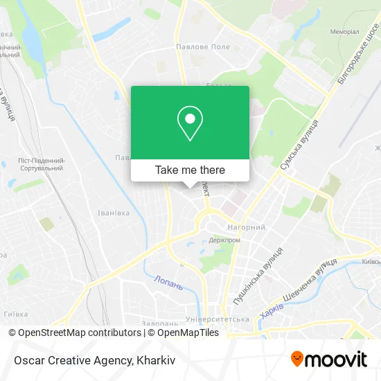 Карта Oscar Creative Agency
