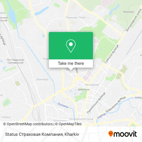 Карта Status Страховая Компания