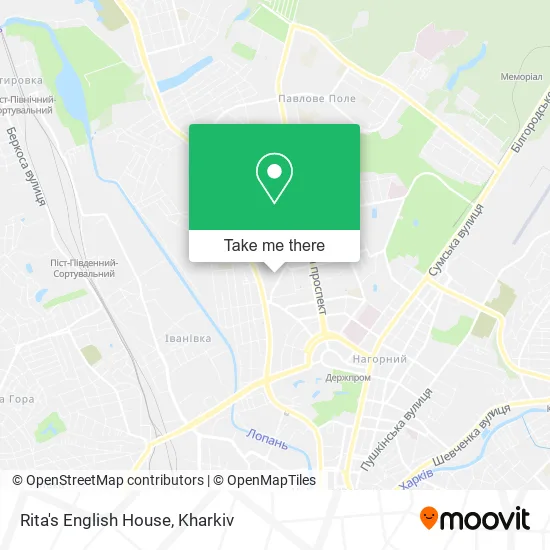 Карта Rita's English House
