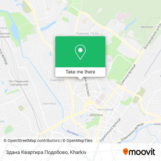 Здана Квартира Подобово map