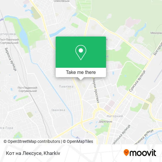 Карта Кот на Лексусе